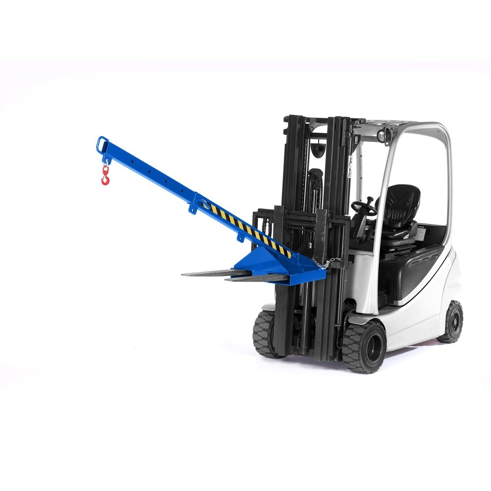 N° de l'image du produit 2 : RR-Industrietechnik® bras de levage type RLH-T, capacité de charge 175 - 1 000 kg, télescopique, bleu gentiane RAL 5010