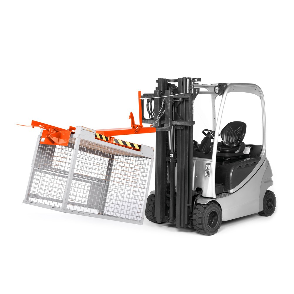 Produktabbildung Nr. 2: RR-Industrietechnik® Gitterboxwender Typ RGW, TK 450 kg, RAL 2004 reinorange