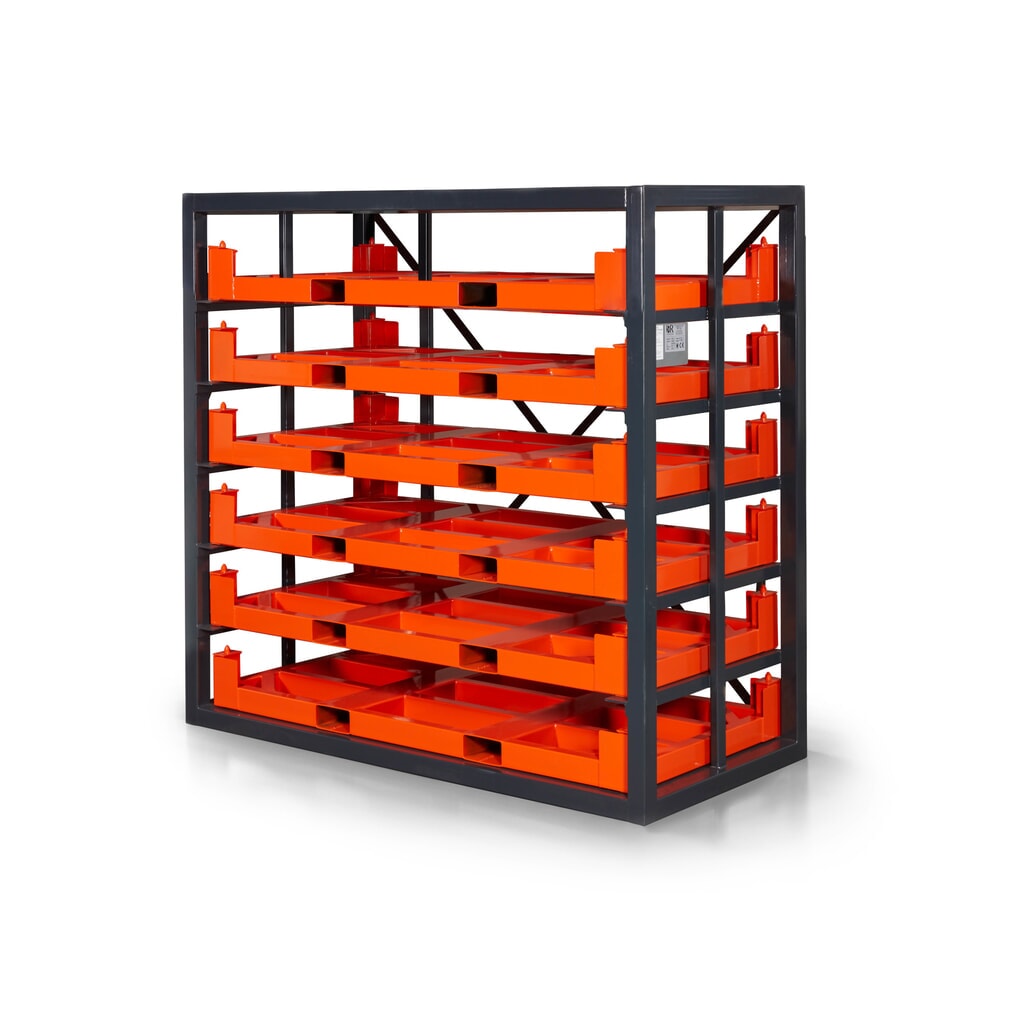 Produktabbildung: RR-Industrietechnik® Kassettenregal Typ RKR-20