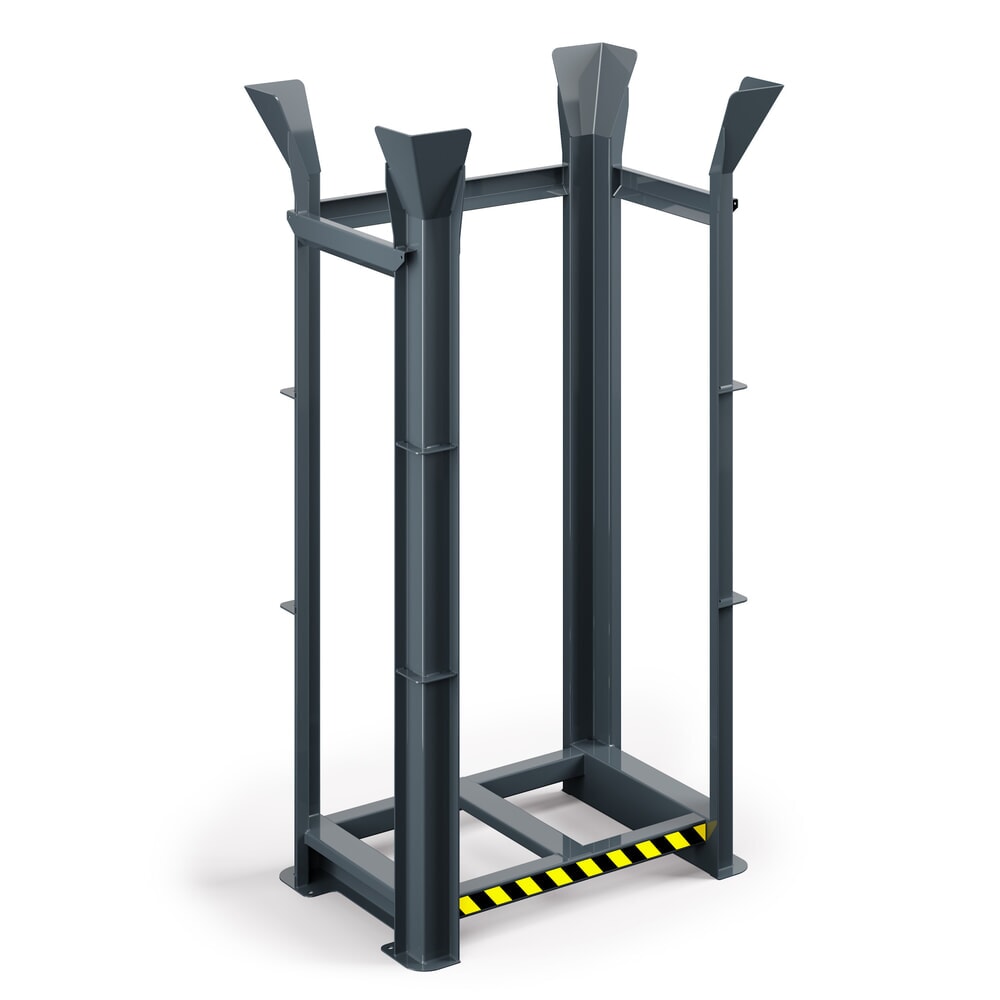 Produktabbildung Nr. 1: RR-Industrietechnik® Paletten-Richtgestell für Europaletten, 15 Plätze, HxBxT 2.650 x 1.340 x 940 mm, anthrazitgrau
