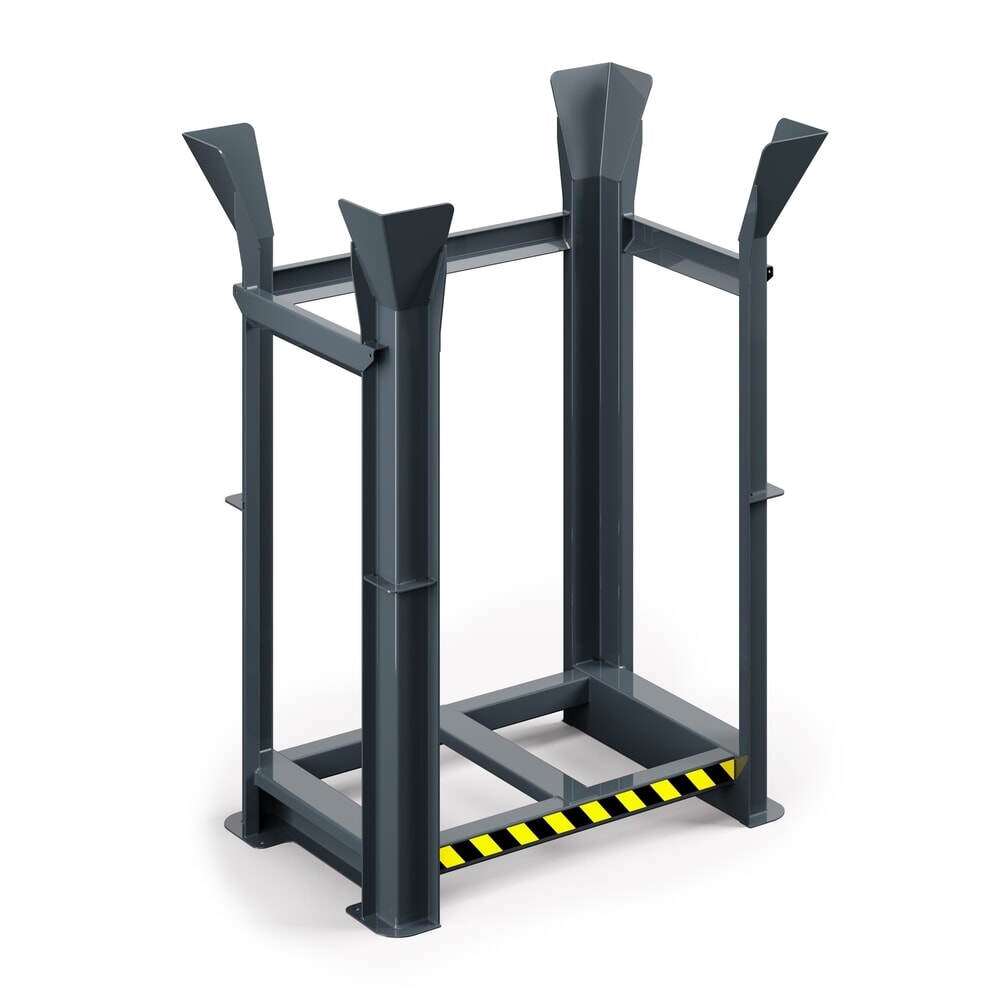 Produktabbildung Nr. 1: RR-Industrietechnik® Paletten-Richtgestell für Europaletten, 10 Plätze, HxBxT 1.930 x 1.340 x 940 mm, anthrazitgrau