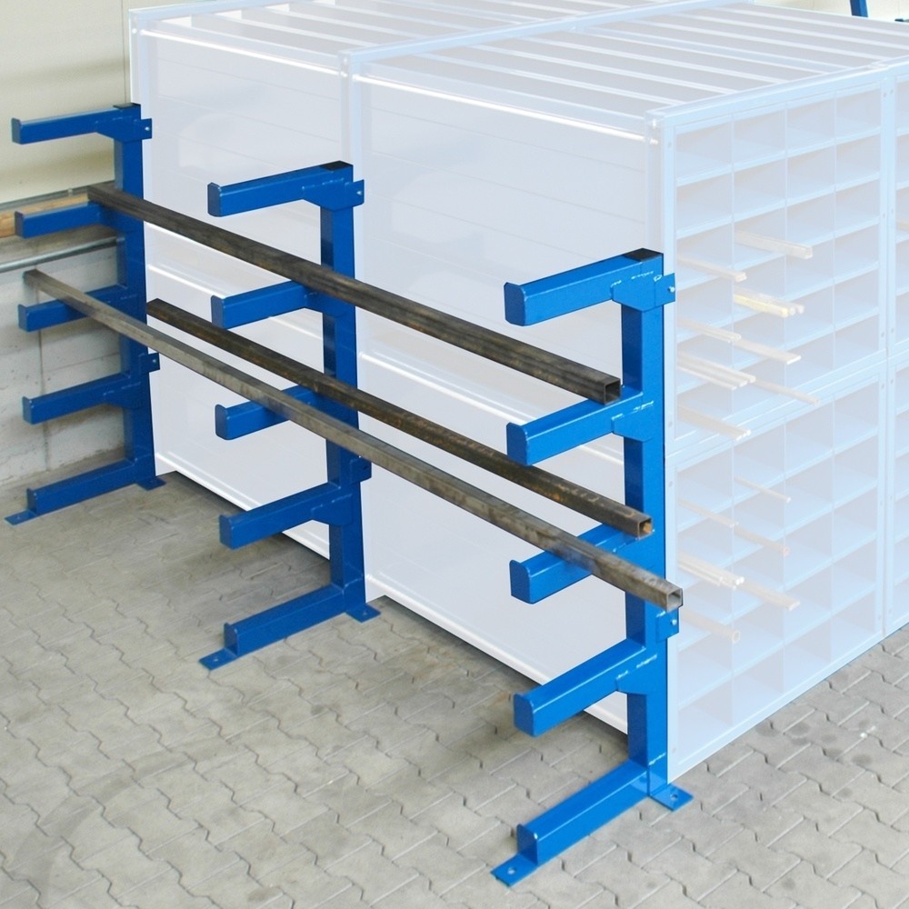 N° de l'image du produit 2 : RR-Industrietechnik® rayonnage cantilever pour rayonnage simple en nid d’abeilles, type RWR 1000, montage latéral