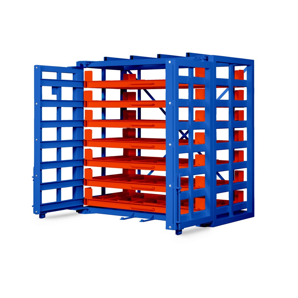 Illustration du produit: RR-Industrietechnik® rayonnage à tiroirs pour plaques type RBR-20G