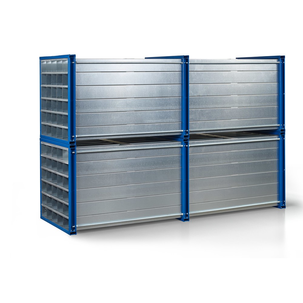 Productafbeelding nr. 1: RR-Industrietechnik® honingraatstelling type RWR, hxbxd 1.000 x 1.000 x 3.000 mm, aantal compartimenten 12
