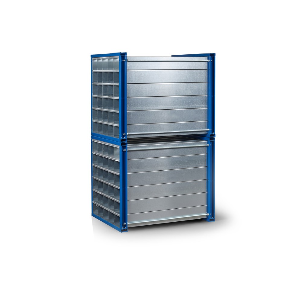 Product afbeelding: RR-Industrietechnik® honingraatstelling type RWR, hxbxd 1.000 x 1.000 x 1.000 mm, aantal compartimenten 12