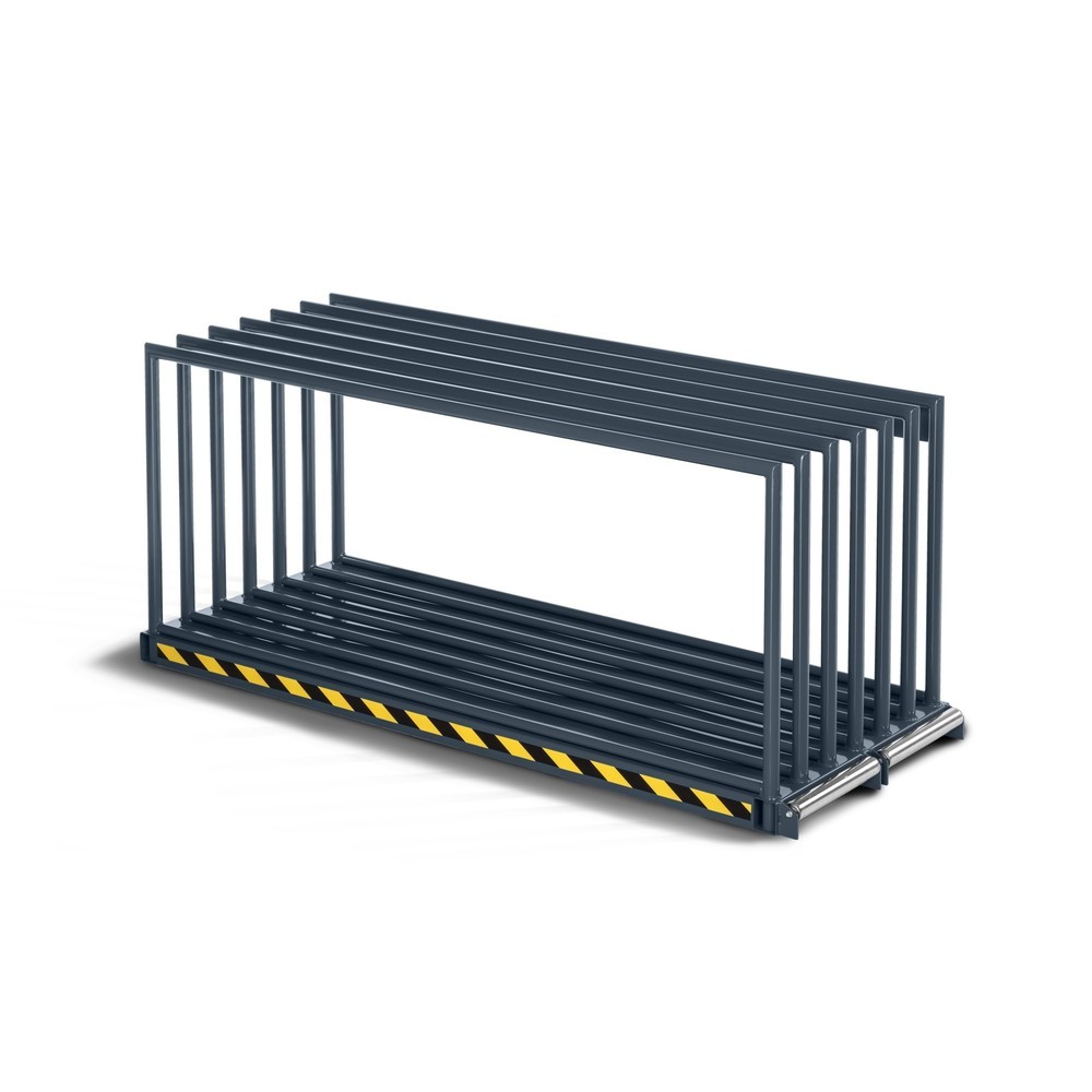 Produktabbildung Nr. 1: RR-Industrietechnik® Tafelregal RVR-20, doppelseitig, Grundfeld, HxBxT 850 x 1.000 x 2.065 mm, anthrazitgrau
