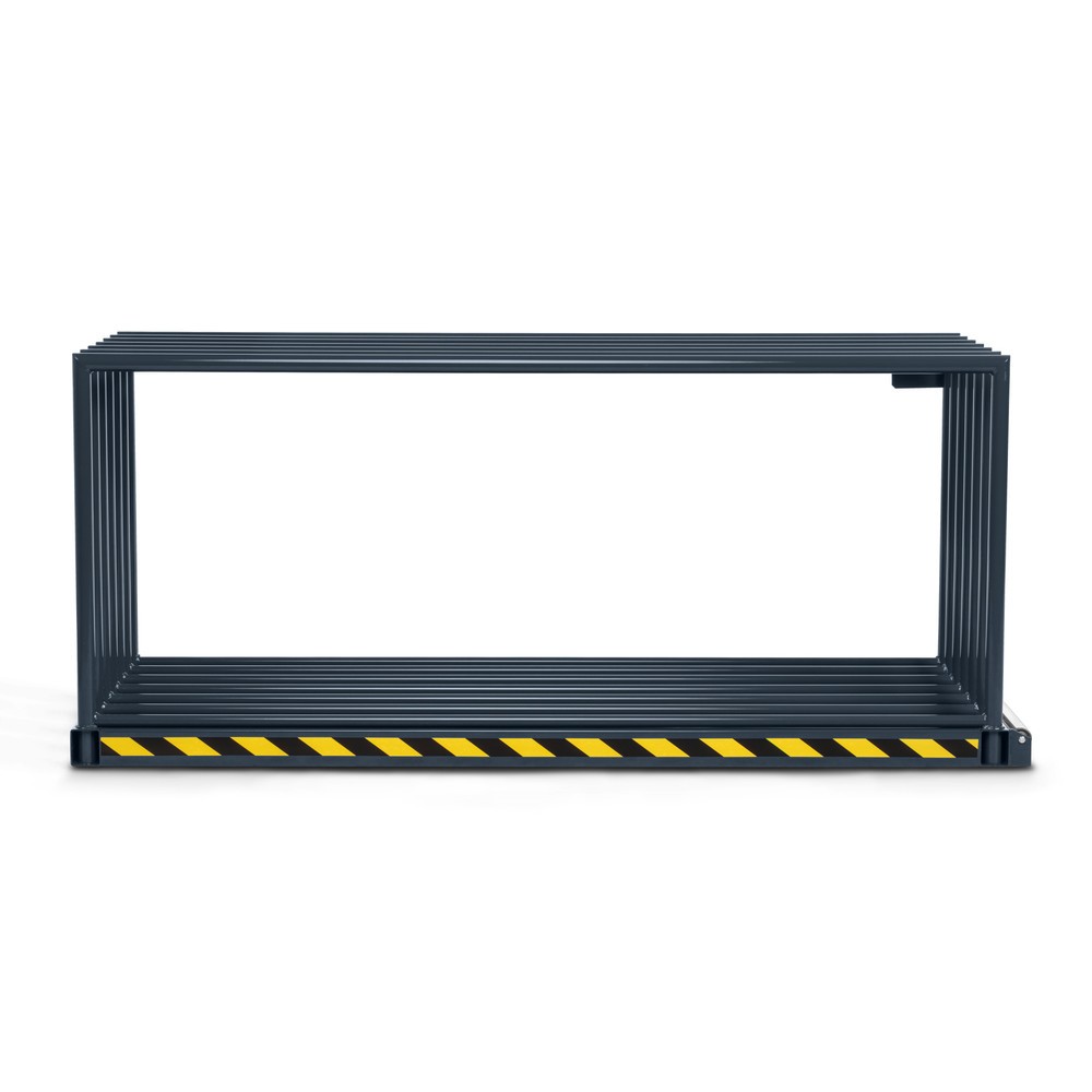 Produktabbildung Nr. 2: RR-Industrietechnik® Tafelregal RVR-20, doppelseitig, Grundfeld, HxBxT 850 x 1.000 x 2.065 mm, anthrazitgrau