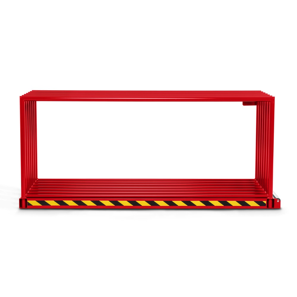 Produktabbildung Nr. 2: RR-Industrietechnik® Tafelregal RVR-20, doppelseitig, Grundfeld, HxBxT 850 x 1.000 x 2.065 mm, feuerrot