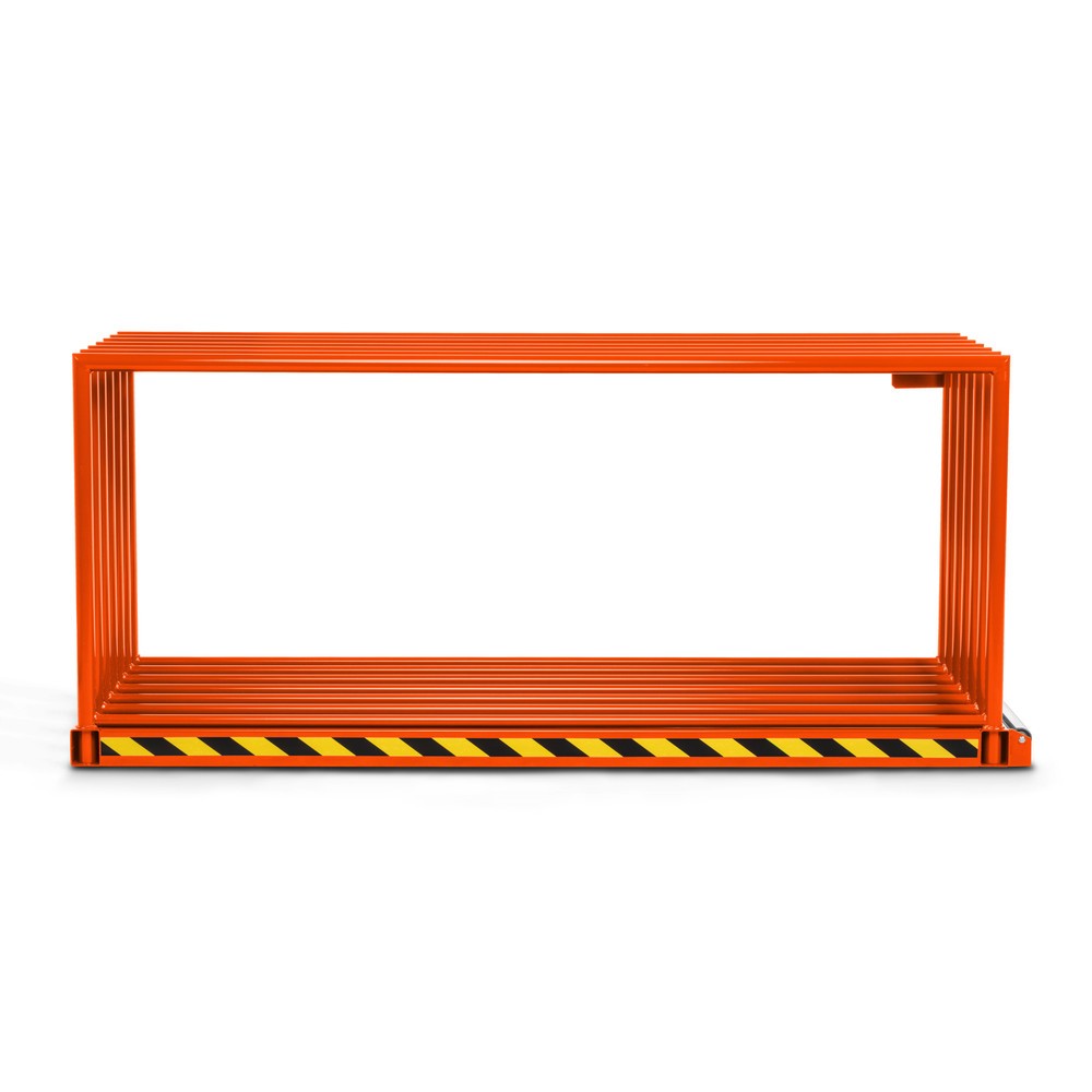 Produktabbildung Nr. 2: RR-Industrietechnik® Tafelregal RVR-20, doppelseitig, Grundfeld, HxBxT 850 x 1.000 x 2.065 mm, reinorange