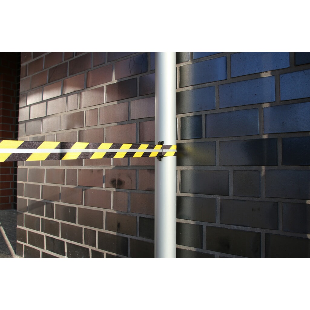 RS-GUIDESYSTEMS® Gurtkassette GLW 700 REFLECTO, Wandmontage, Länge 7 m, Breite 50 mm, Gehäuse schwarz, Gurt schwarz/gelb Produktabbildung Nr. 2: RS-GUIDESYSTEMS® Gurtkassette GLW 700 REFLECTO, Wandmontage, Länge 7 m, Breite 50 mm, Gehäuse schwarz, Gurt schwarz/gelb