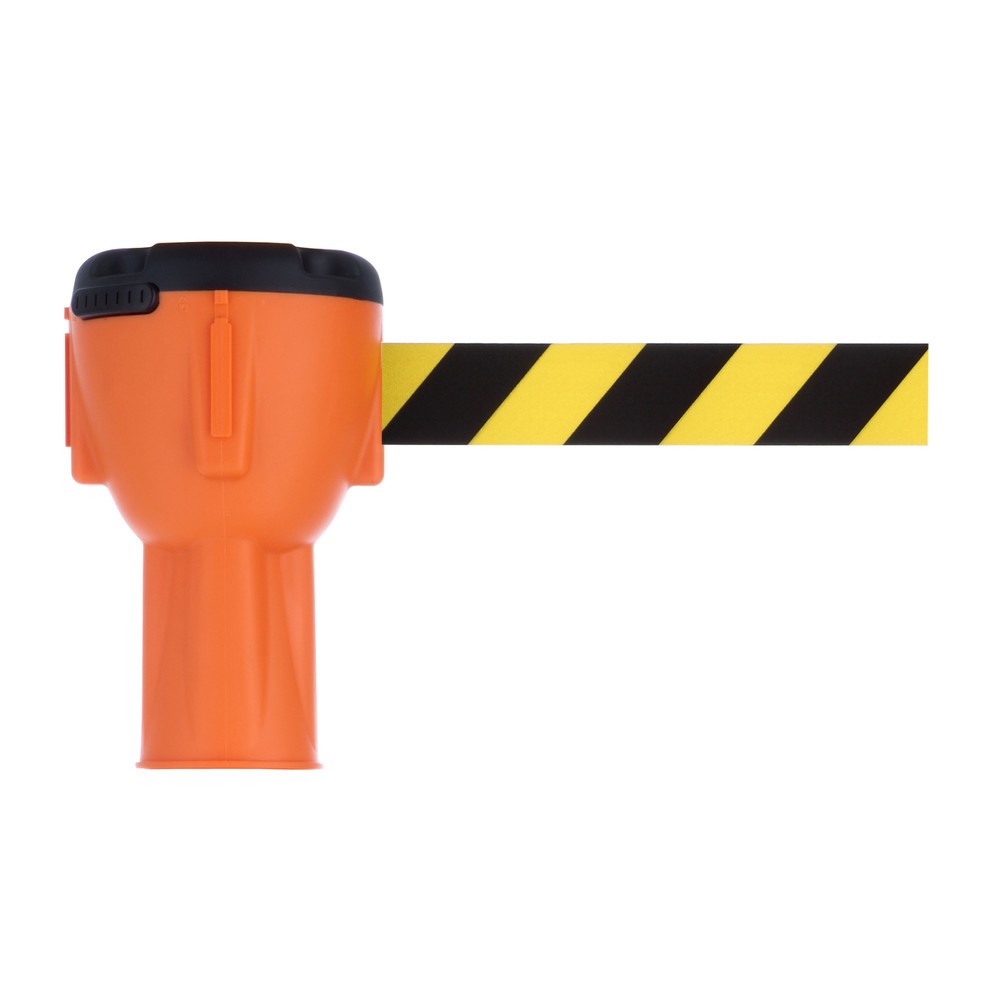 Product afbeelding: RS-GUIDESYSTEMS® verkeerskegelopzetstuk SK 900, lengte 9 m, behuizing oranje, lint zwart/geel