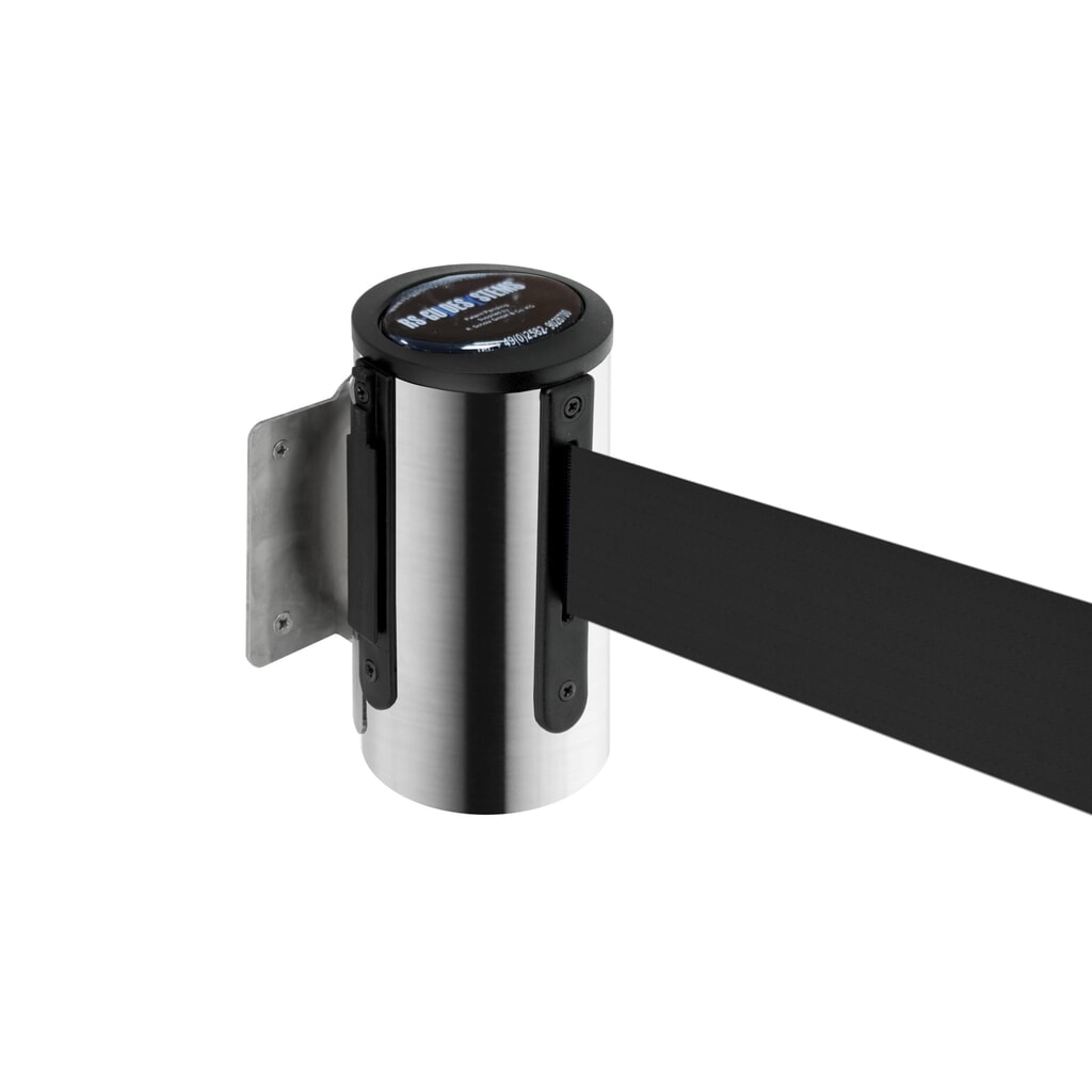RS-GUIDESYSTEMS® Wandgurt, Edelstahl, Auszugslänge 2,3 m, schwarz Produktabbildung: RS-GUIDESYSTEMS® Wandgurt, Edelstahl, Auszugslänge 2,3 m, schwarz