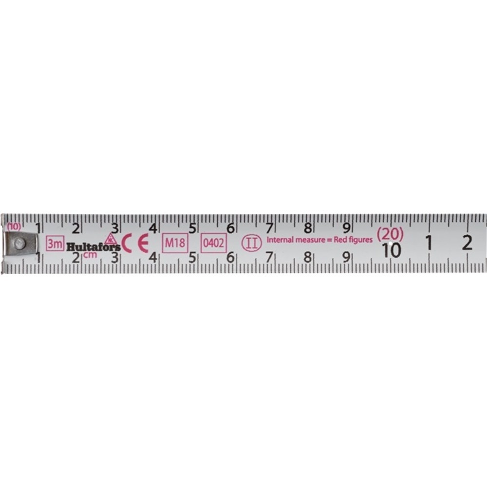 N° de l'image du produit 2 : Mètre-ruban de poche Talmeter longueur 2 m largeur 16 mm mm/cm EG II ABS languet