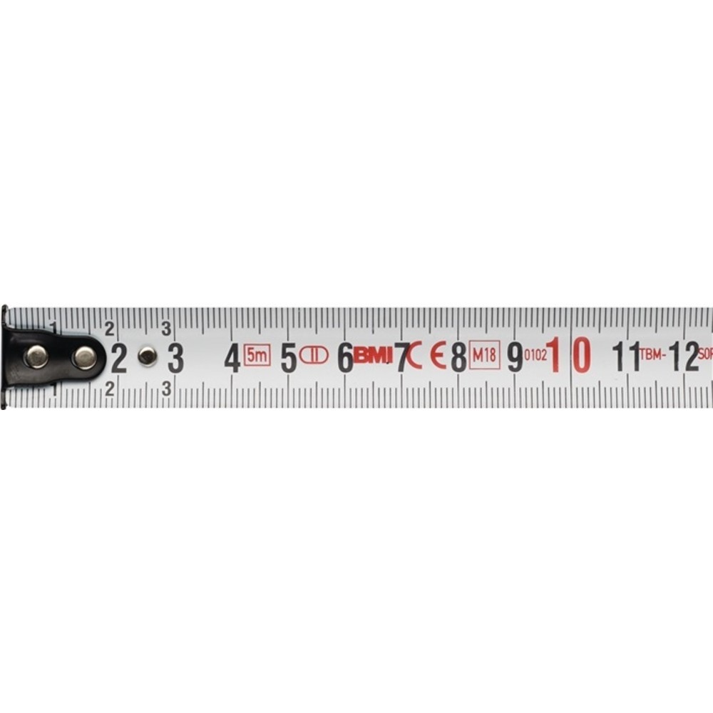 N° de l'image du produit 2 : Mètre-ruban de poche chrome longueur 2 m largeur 16 mm mm/cm EG II plastique aut