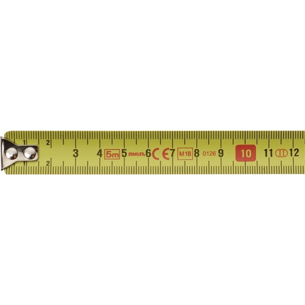 N° de l'image du produit 2 : Mètre-ruban de poche longueur 3 m largeur 12,7 mm mm/cm EG II clip ceinture en p
