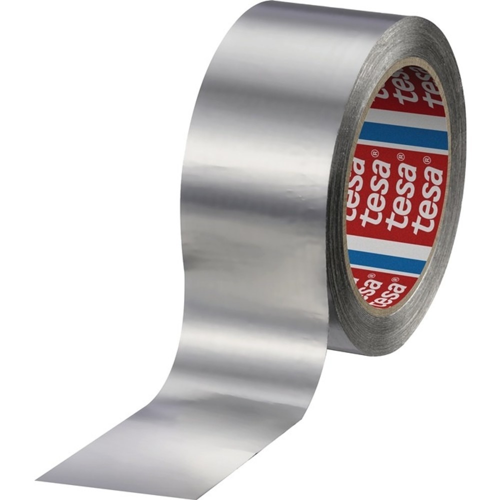 Illustration du produit: Bande adhésive en aluminium 60650 sans doublure longueur 50 m largeur 50 mm roul