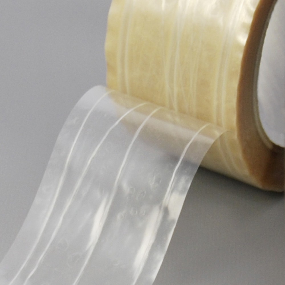 N° de l'image du produit 2 : Ruban adhésif en PVC, lxL 50 mm x 66 ml, transparent, 36 pcs/UV, renforcé avec 3 fils longitudinaux et 1 fil sinusoïdal
