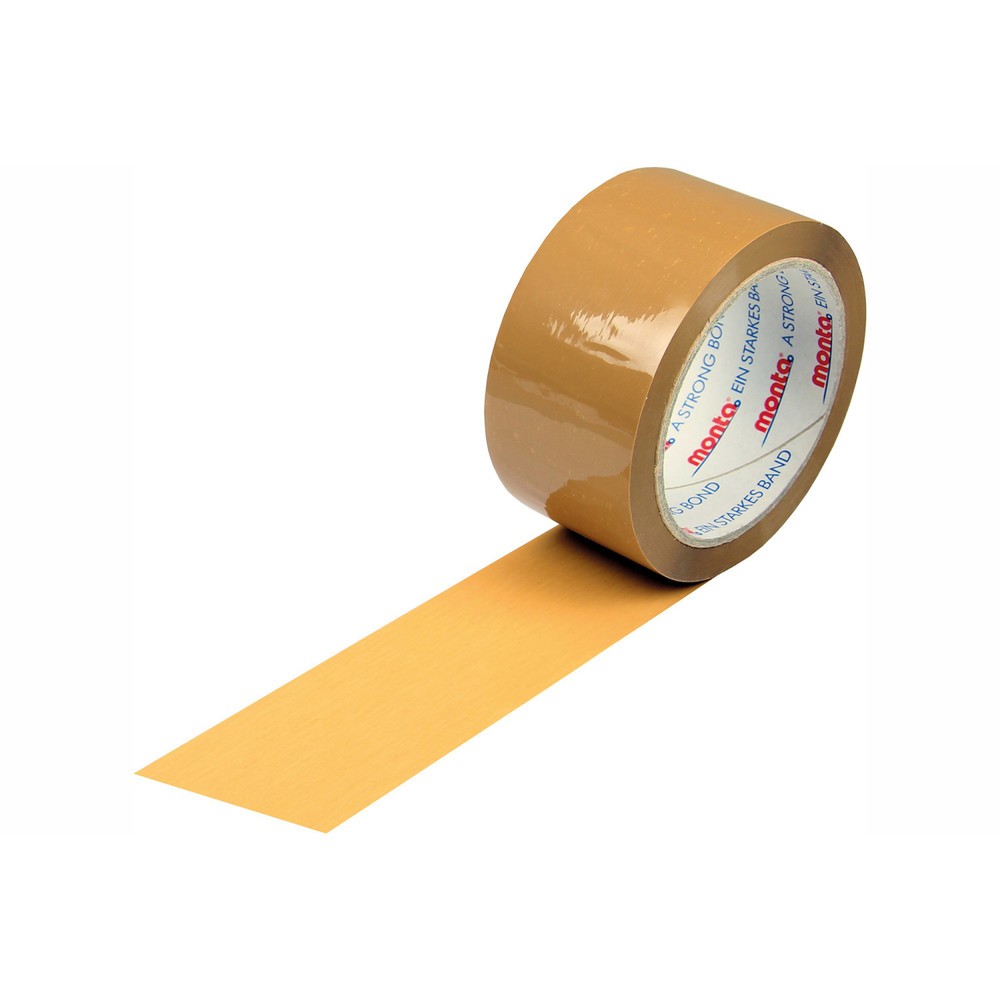 N° de l'image du produit 2 : Ruban adhésif monta, PP, 48 µ, lxL 50 mm x 66 m, marron, 36 pcs/UV