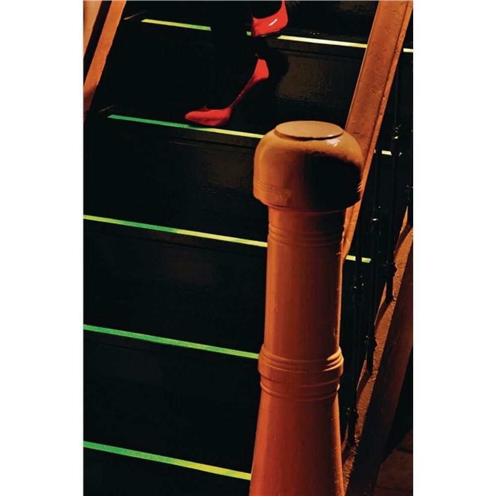 N° de l'image du produit 2 : Ruban adhésif antidérapant 60953 beige phosphorescent L. 15 m, l. 25 mm rouleau
