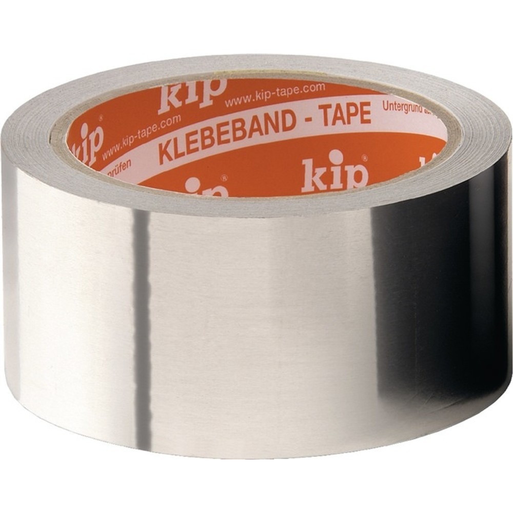 Illustration du produit: Bande adhésive en aluminium 345 avec doublure longueur 50 m largeur 50 mm roulea