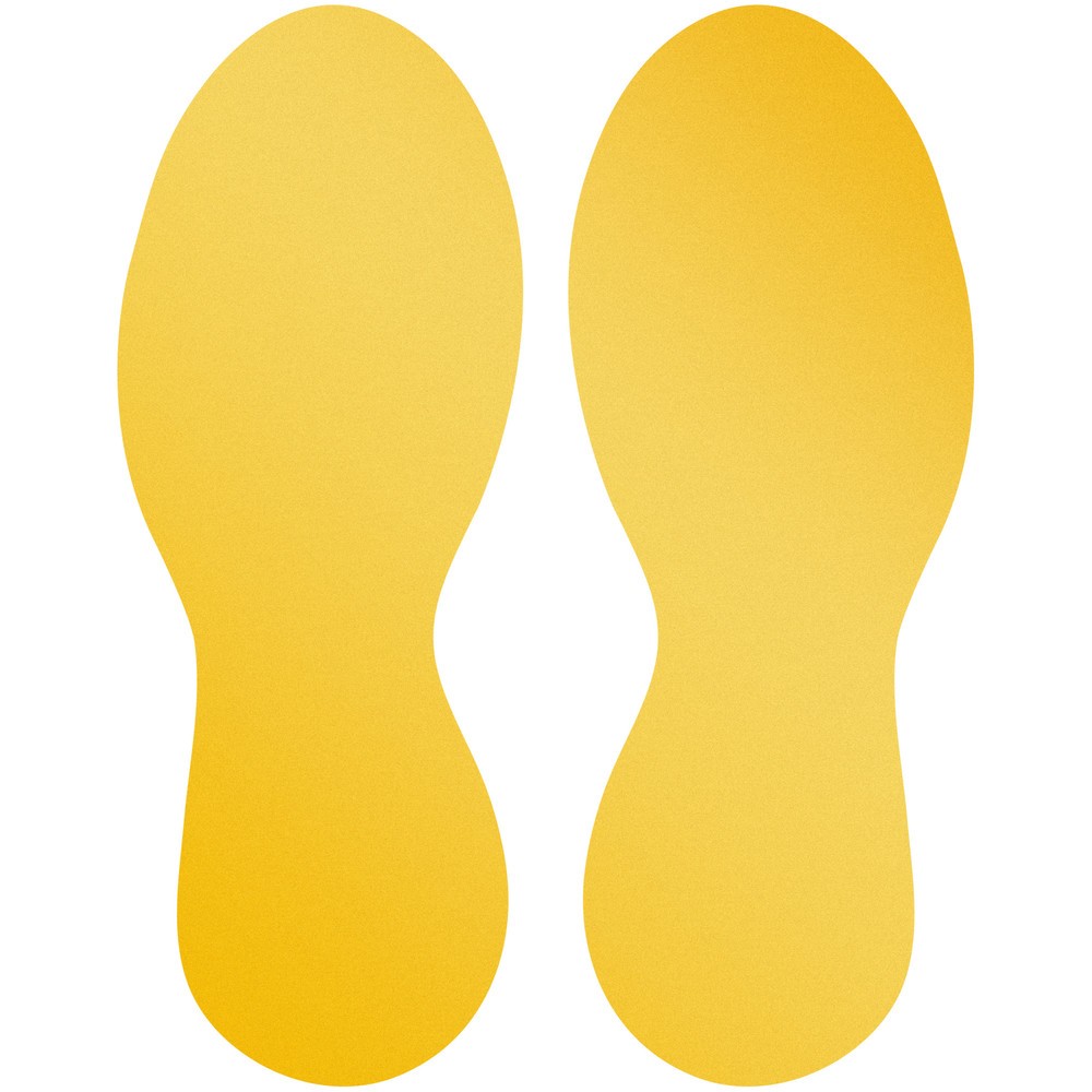 Illustration du produit: Ruban de marquage au sol DURABLE pied, Lxl 240 x 90 mm, épaisseur 0,2 mm, amovible, 50 pcs/UV