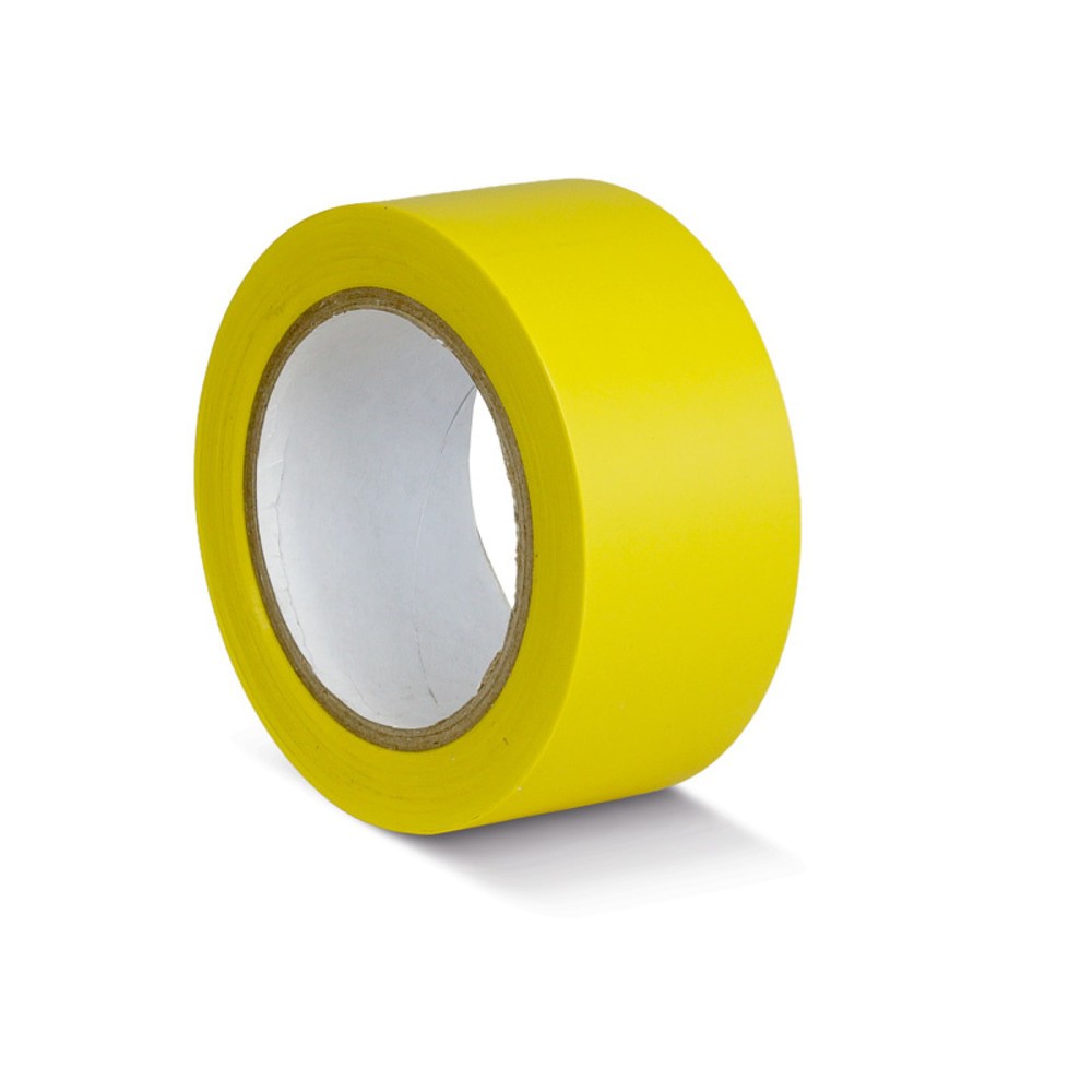 Illustration du produit: Ruban de marquage au sol en PVC, largeur 50 mm, longueur de rouleau 33 m, jaune