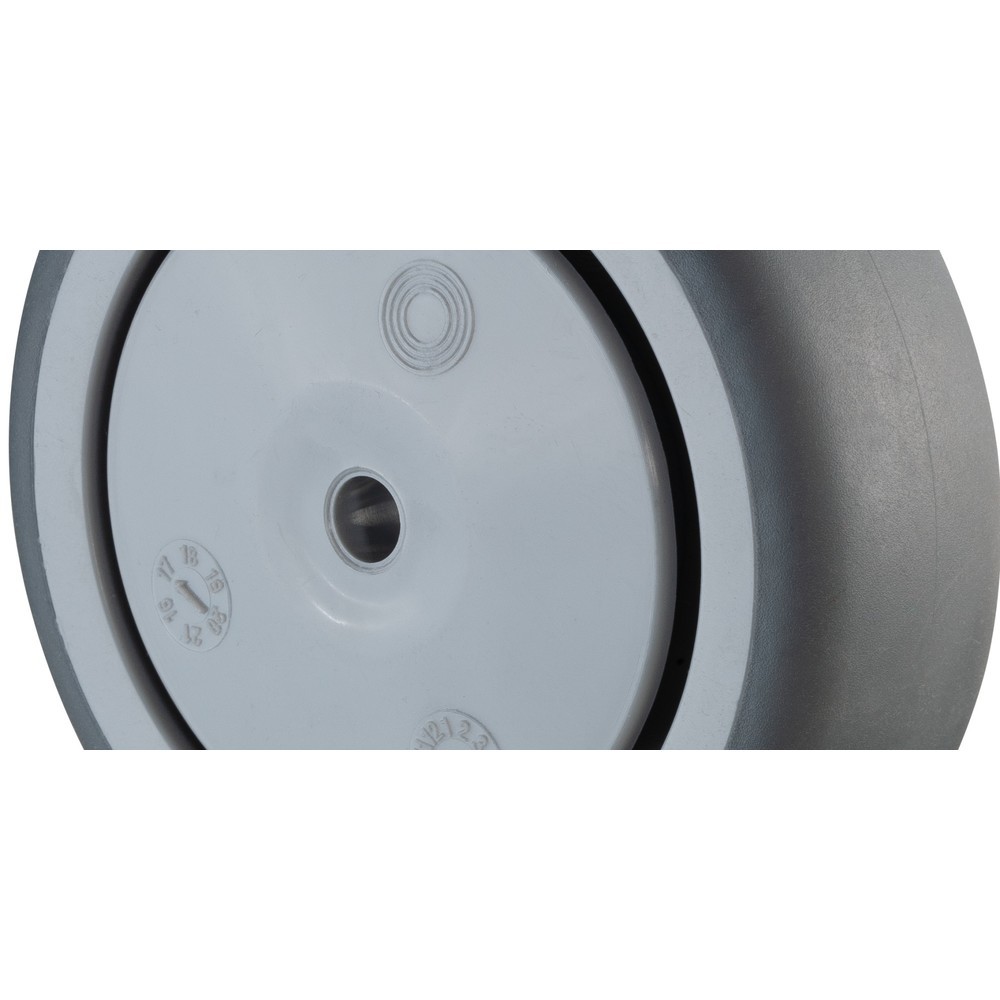 Product afbeelding: Rubberen wiel TPE, kogellager, Ø x breedte 75 x 25 mm, draagvermogen 60 kg