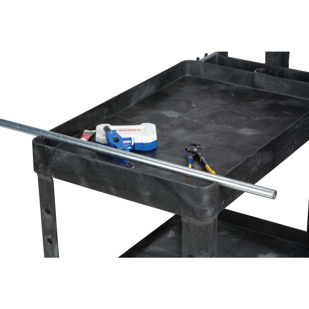 N° de l'image du produit 4 : Rubbermaid® Chariot de transport M, capacité de charge 226 kg, noir