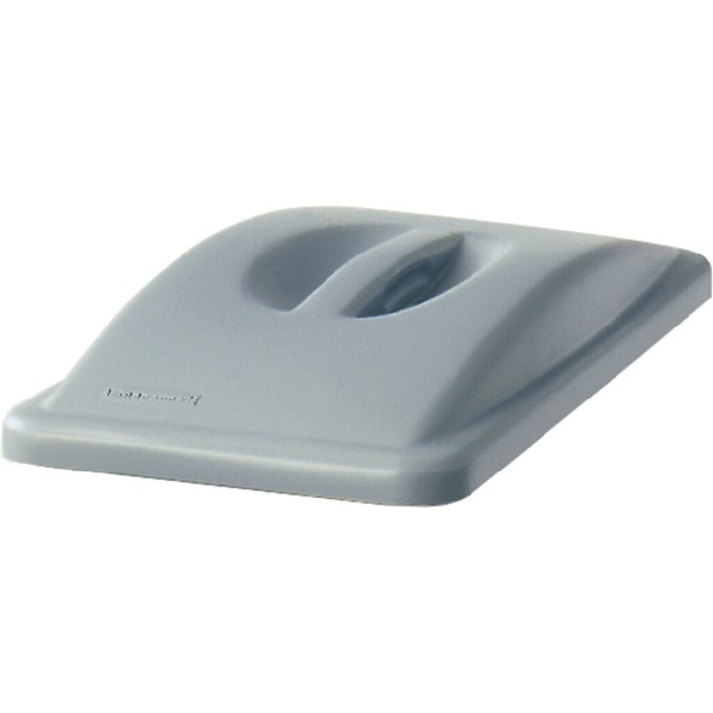 RUBBERMAID Deckel PE grau B290xT520mm Wertstoffsammler 60l m.Griff Produktabbildung: RUBBERMAID Deckel PE grau B290xT520mm Wertstoffsammler 60l m.Griff