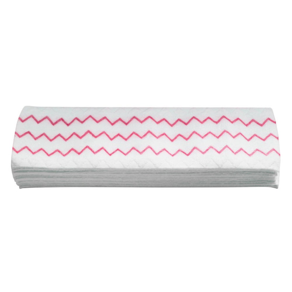 Illustration du produit: Rubbermaid® Frange de lavage microfibre jetable, rouge