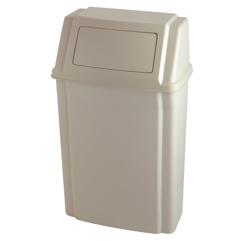 Product afbeelding: Rubbermaid Slim Jim® 56,8 liter aan de muur gemonteerde afvalbak