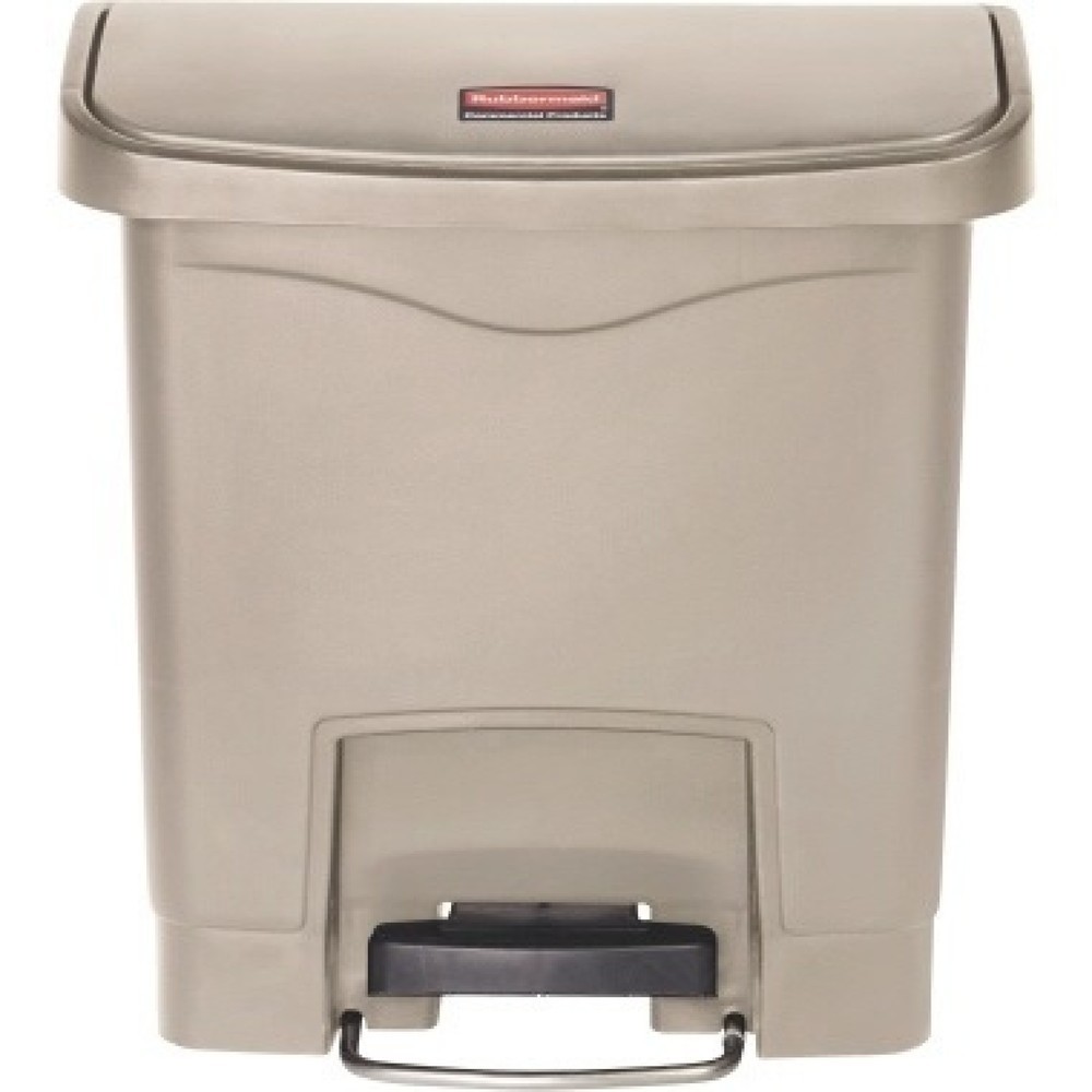 Produktabbildung: Rubbermaid®  Tretabfalleimer Slim Jim 1883455 Kunststoff 15l beige