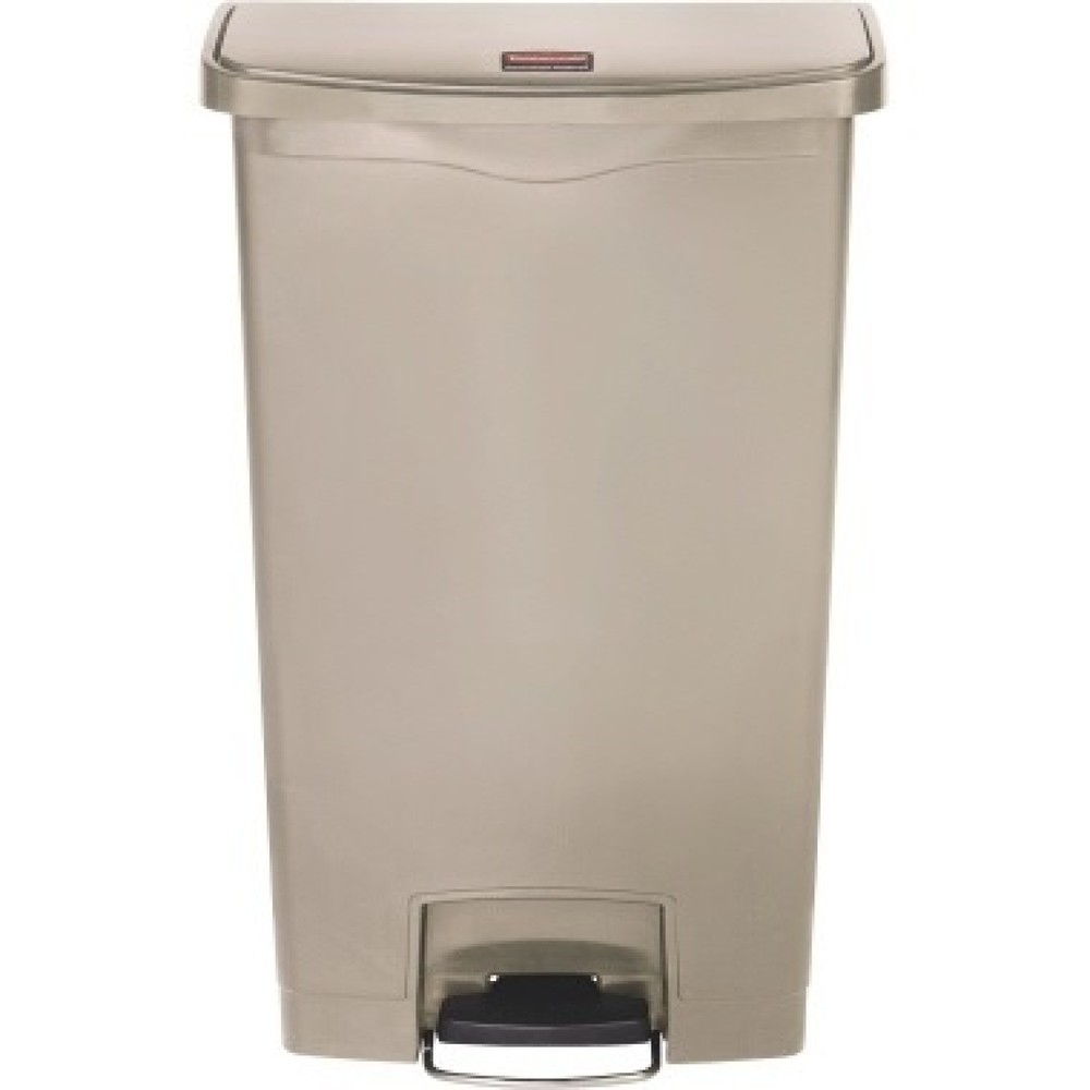 Produktabbildung: Rubbermaid®  Tretabfalleimer Slim Jim 1883456 Kunststoff 30l beige