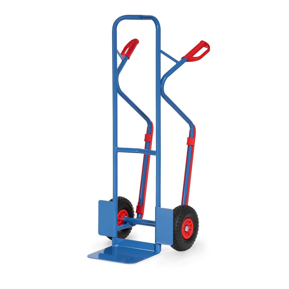 Obrázek produktu: Rudl fetra®, nosnost 300 kg, ložná plocha lopaty ŠxH 320 x 250 mm, s ližinami, pneumatiky PU