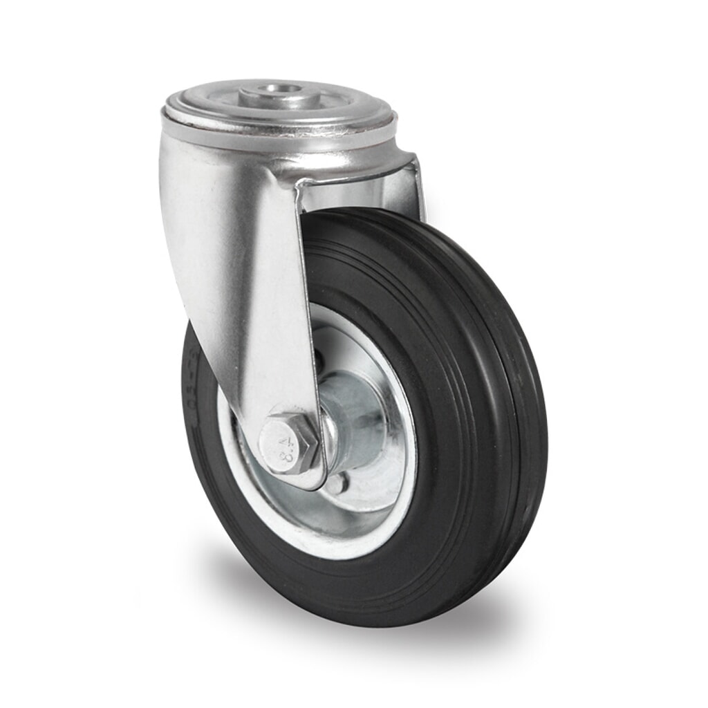 Produktabbildung: Rückenlochlenkrolle ø 80 mm Serie SWS4 Rollenlager