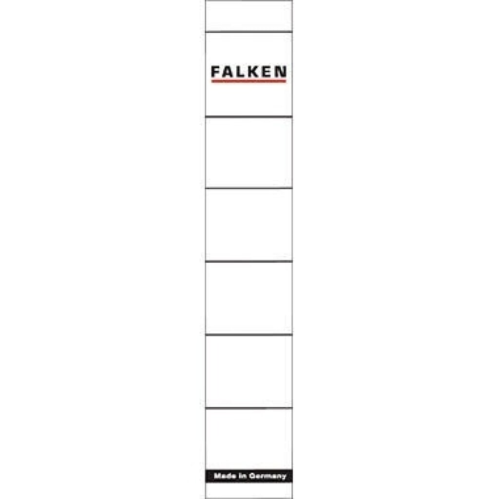 Produktabbildung: Falken Ordnerrückenschild 80039639 schmal/kurz weiß 10 St./Pack.