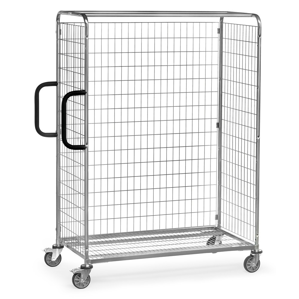Produktabbildung: Rückwandgitter für fetra® Kommissionierwagen, HxB 1.825 x 1.250 mm