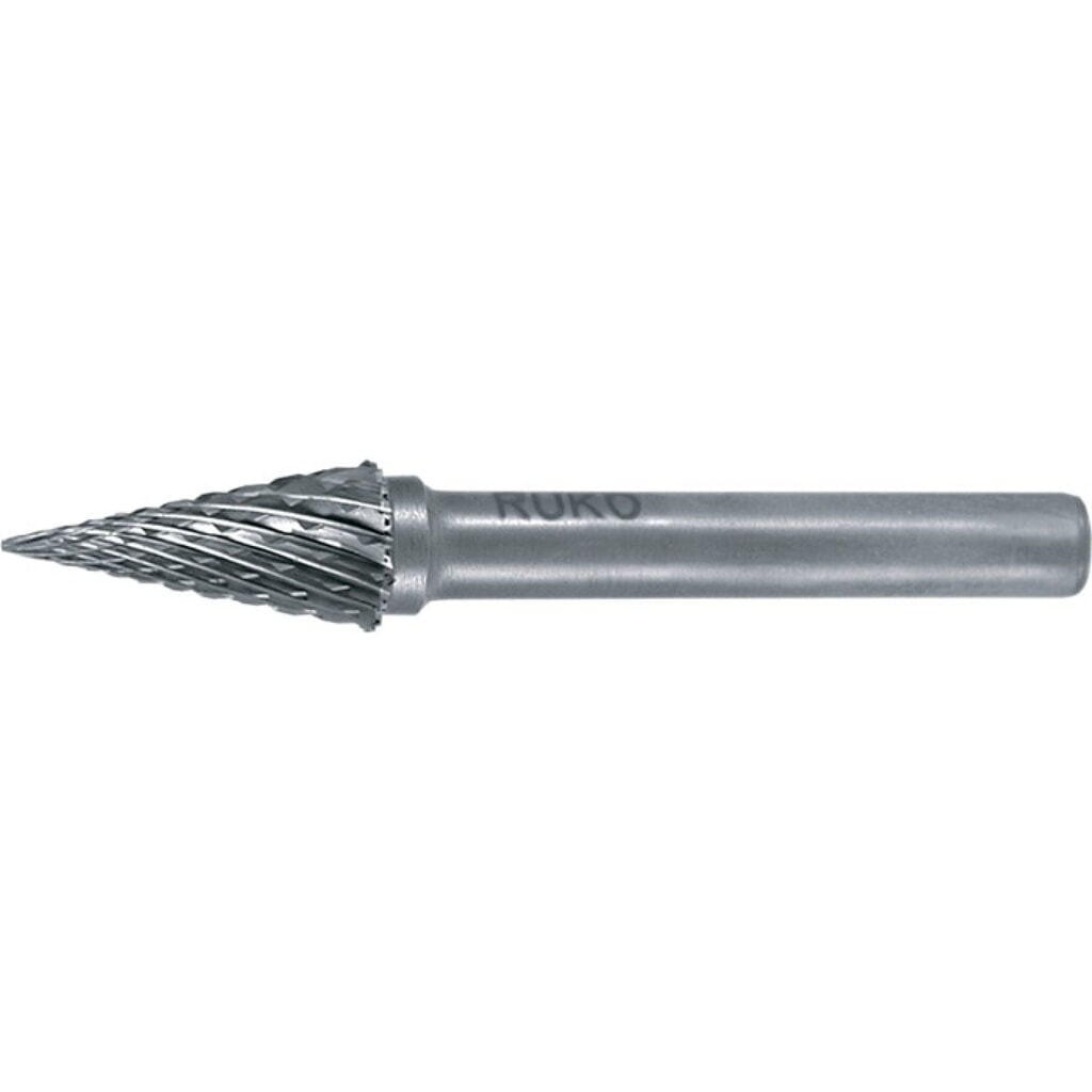 Produktabbildung: RUKO Frässtift SKM, Hartmetall Blank, Ø 3 mm Kopflänge 11 mm Schaft-Ø 3 mm, Verzahnung KVZ 4