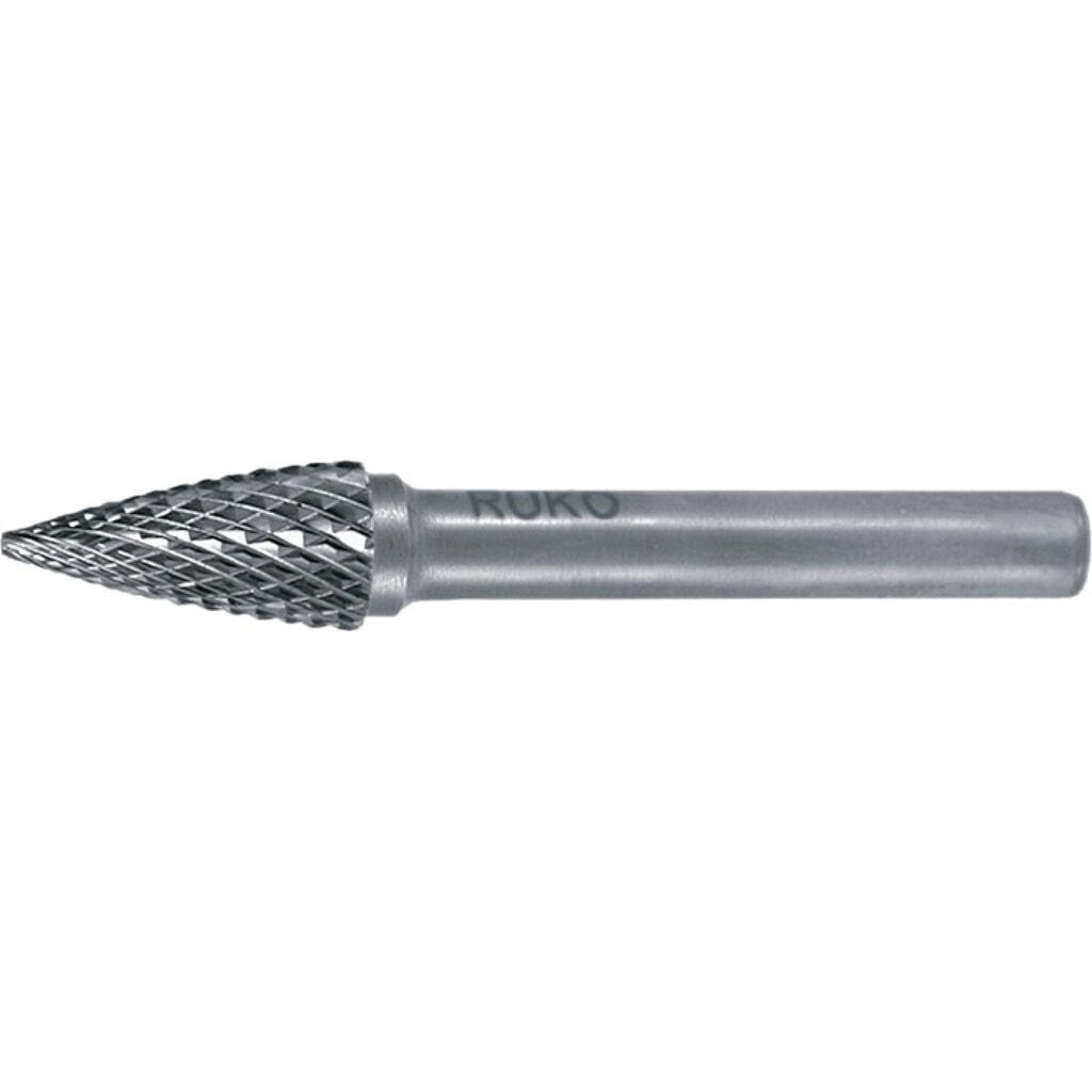 RUKO Frässtift SPG, Hartmetall Blank, Ø 6 mm Kopflänge 18 mm Schaft-Ø 6 mm, Verzahnung KVZ 4 Produktabbildung: RUKO Frässtift SPG, Hartmetall Blank, Ø 6 mm Kopflänge 18 mm Schaft-Ø 6 mm, Verzahnung KVZ 4