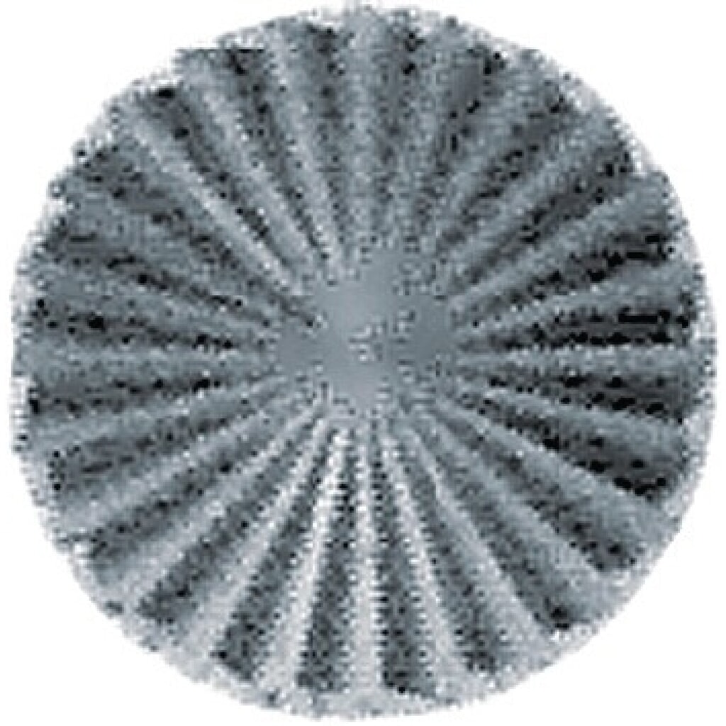 Produktabbildung: RUKO Frässtift ZYA, Hartmetall Blank, Ø 6 mm Kopflänge 18 mm Schaft-Ø 6 mm, Verzahnung KVZ 4 mit Stirn