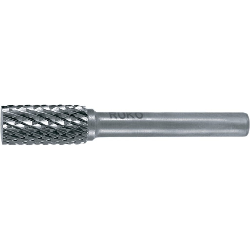 Produktabbildung: RUKO Frässtift ZYA, Hartmetall Blank, Ø 6 mm Kopflänge 18 mm Schaft-Ø 6 mm, Verzahnung KVZ 4