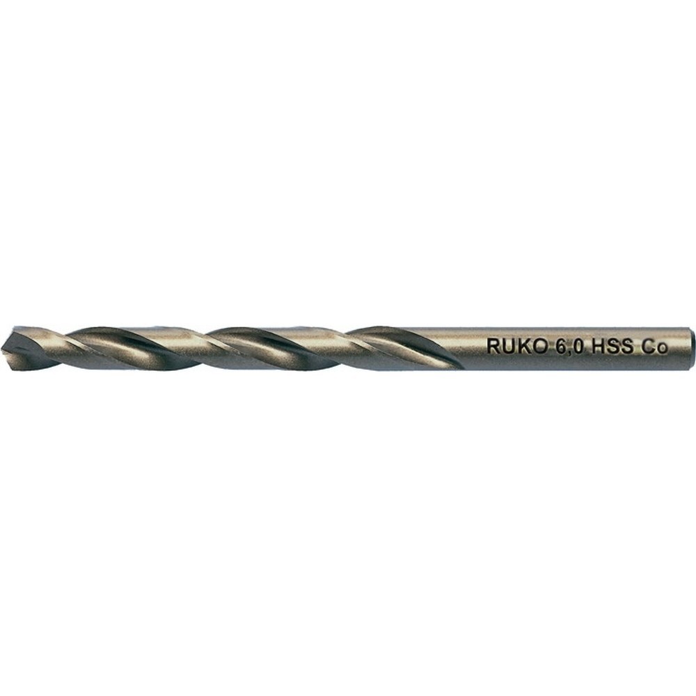 Produktabbildung: RUKO Spiralbohrer DIN 338 Typ INOX D.2,4mm HSS-Co5 profilgeschl.Zyl.schaft