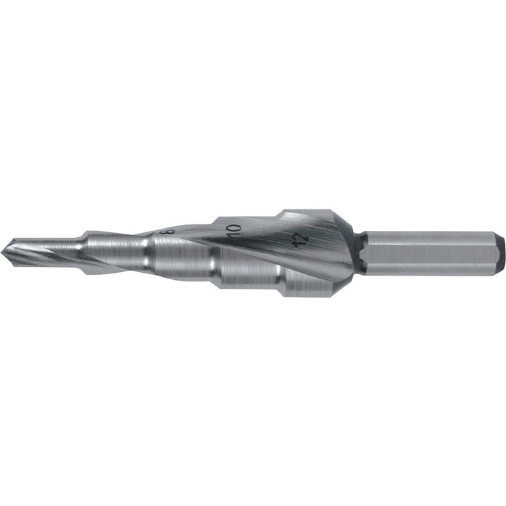 RUKO Stufenbohrer Bohrber.6-37mm HSS Spiralnut Stufen 12 Produktabbildung: RUKO Stufenbohrer Bohrber.6-37mm HSS Spiralnut Stufen 12