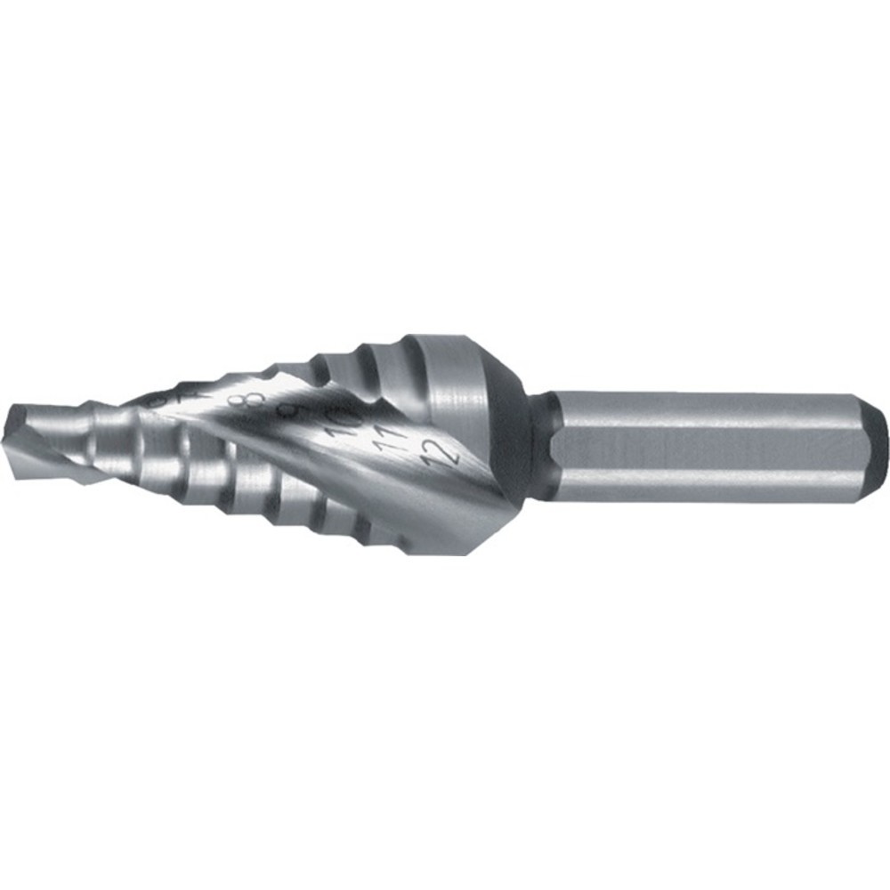 Produktabbildung Nr. 2: RUKO Stufenbohrer Bohrber.4-12mm HSS Spiralnut