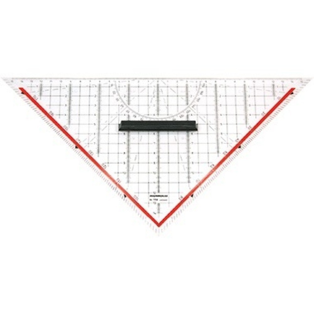 Produktabbildung: RUMOLD Geometriedreieck 1158 32,5cm Kunststoff transparent