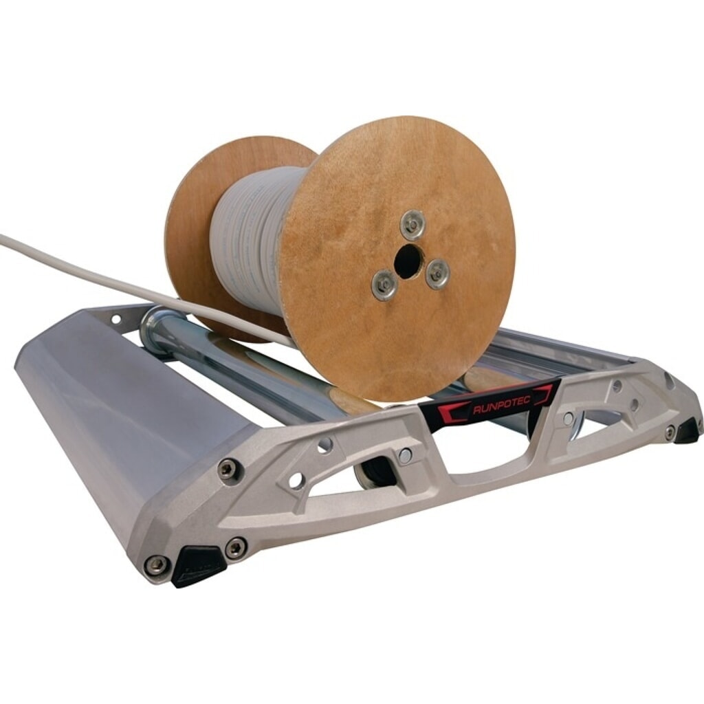 Produktabbildung Nr. 2: RUNPOTEC Kabelabroller PRO 530, Durchmesser 1000 mm Tragfähigkeit 215 kg, Trommelbreite max. 53 cm