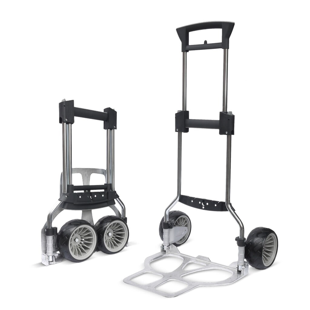 RuXXac® Klappkarre-cart Cross , Tragkraft 100 kg, Schaufel BxT 480 x 410 mm Produktabbildung: RuXXac® Klappkarre-cart Cross , Tragkraft 100 kg, Schaufel BxT 480 x 410 mm