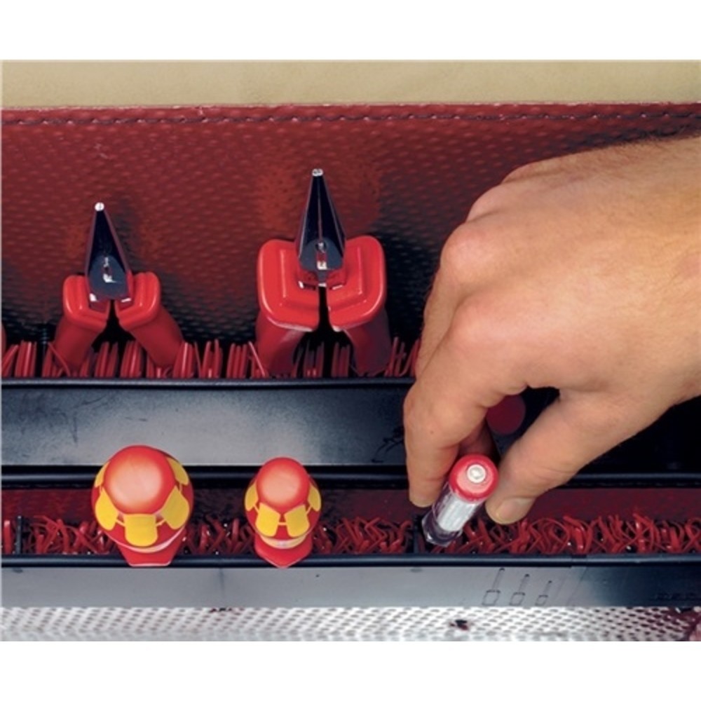 N° de l'image du produit 2 : Trousse à outils l.415xP165xH275 mm 18 l cuir bovin PARAT