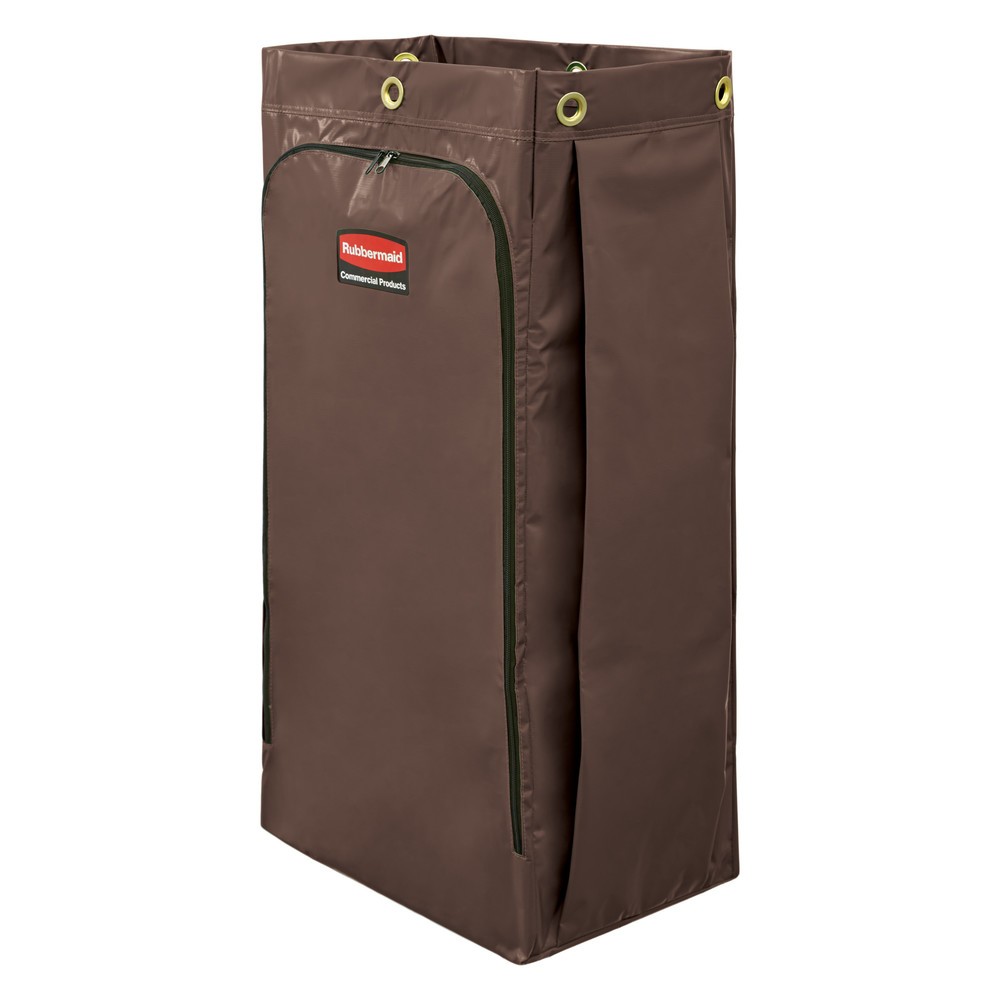 Illustration du produit: Rubbermaid® Sac de rechange en vinyle avec fermeture éclair latérale Noir