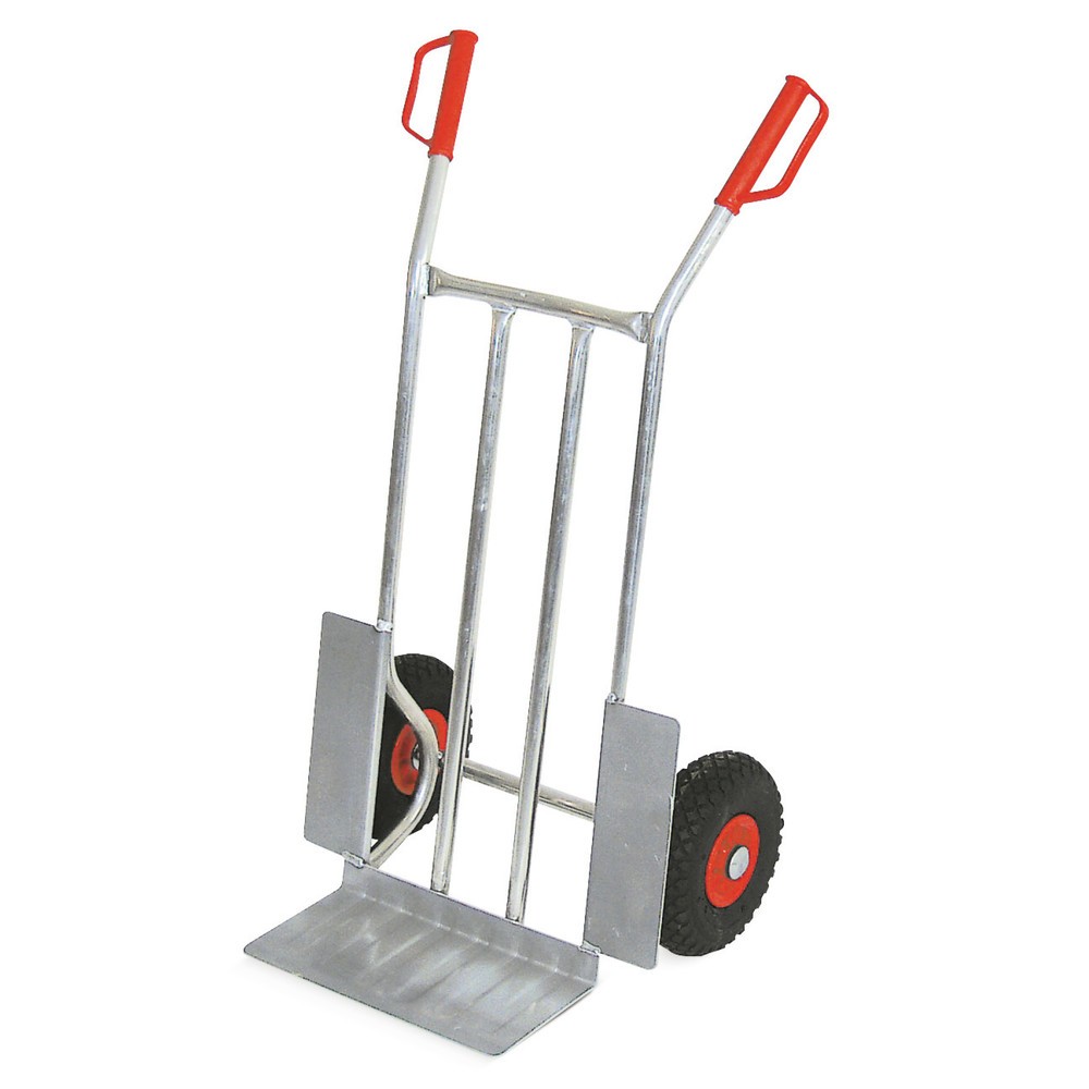 Produktabbildung: Sackkarre HEMMDAL, Tragkraft 200 kg, Schaufel BxT 400 x 180 mm, Aluminium